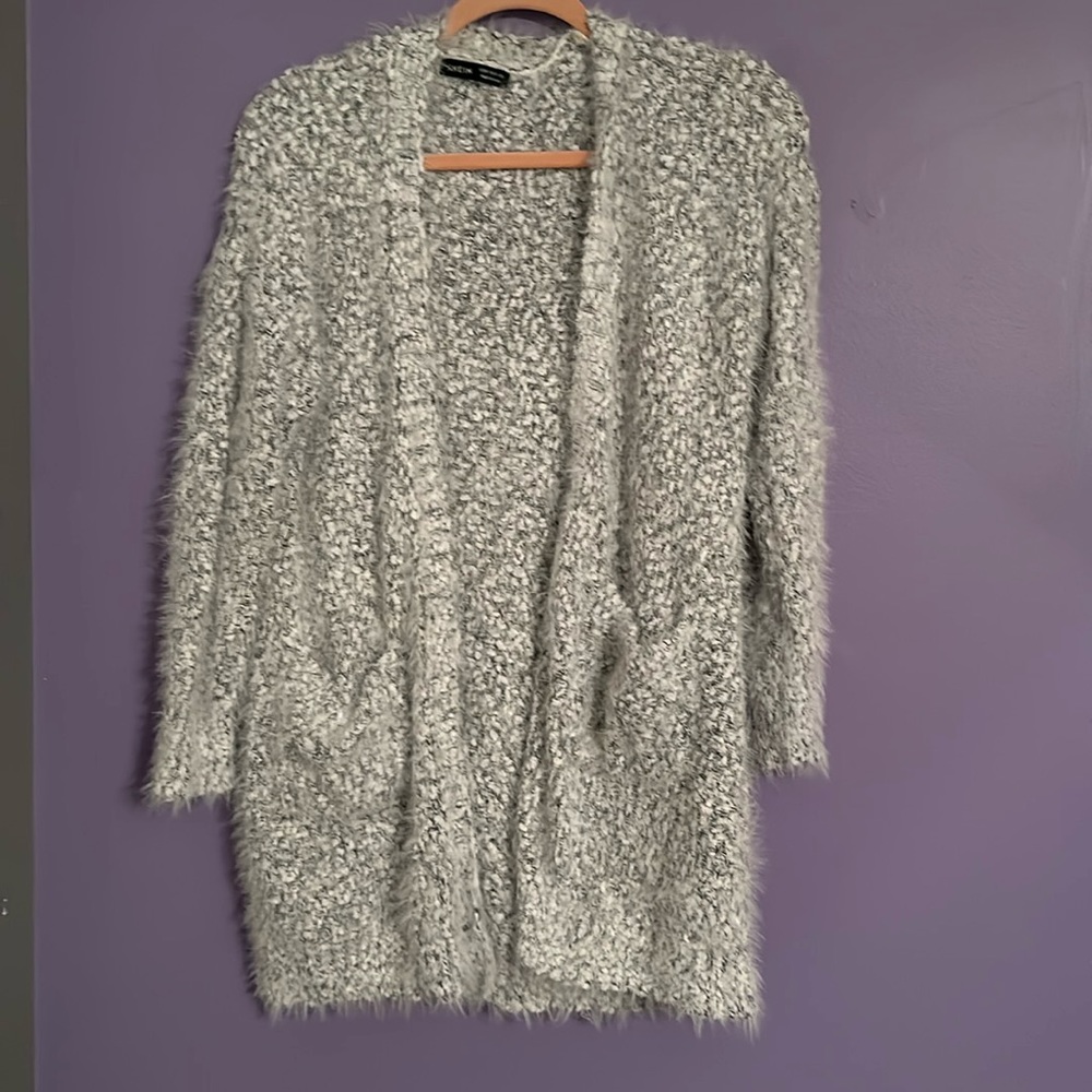Salt & Pepper Color Cozy Duster/Cardigan